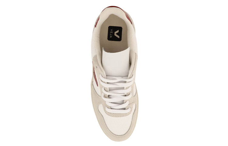 Veja V-10 B-Mesh 'White Natural Marsala' VX011314B