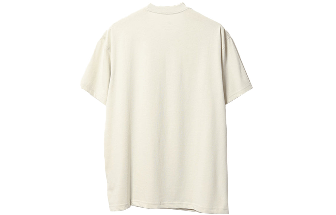 Men's Nike SS22 Logo Alphabet Printing Round Neck Short Sleeve Light Bone T-Shirt DR8007-072