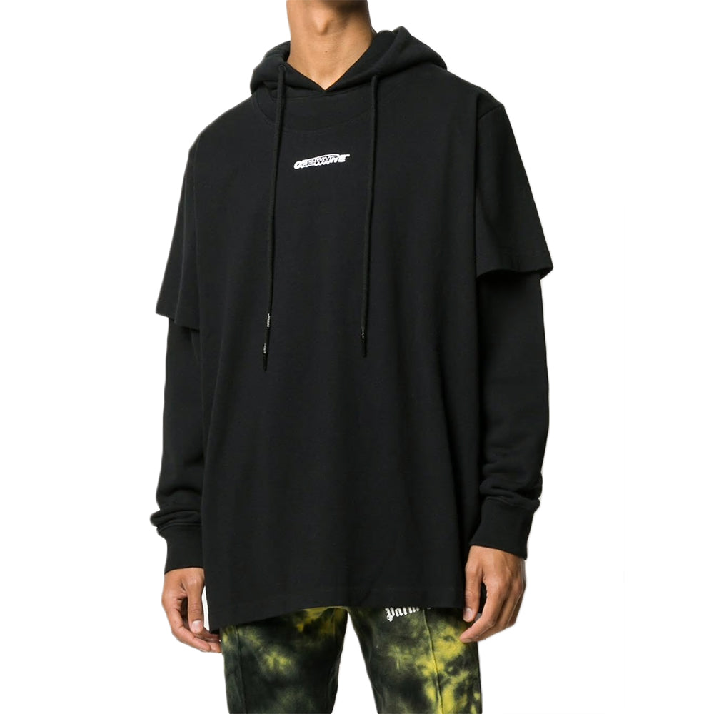 Men's Off-White logo Black OMBB051E20FLE0021001