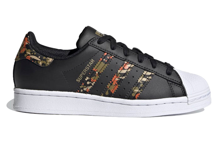 (GS) adidas Superstar J 'Black Camo' FY9831