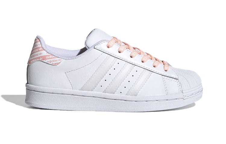 (PS) adidas originals Superstar LOGO 'White Pink' FV3763