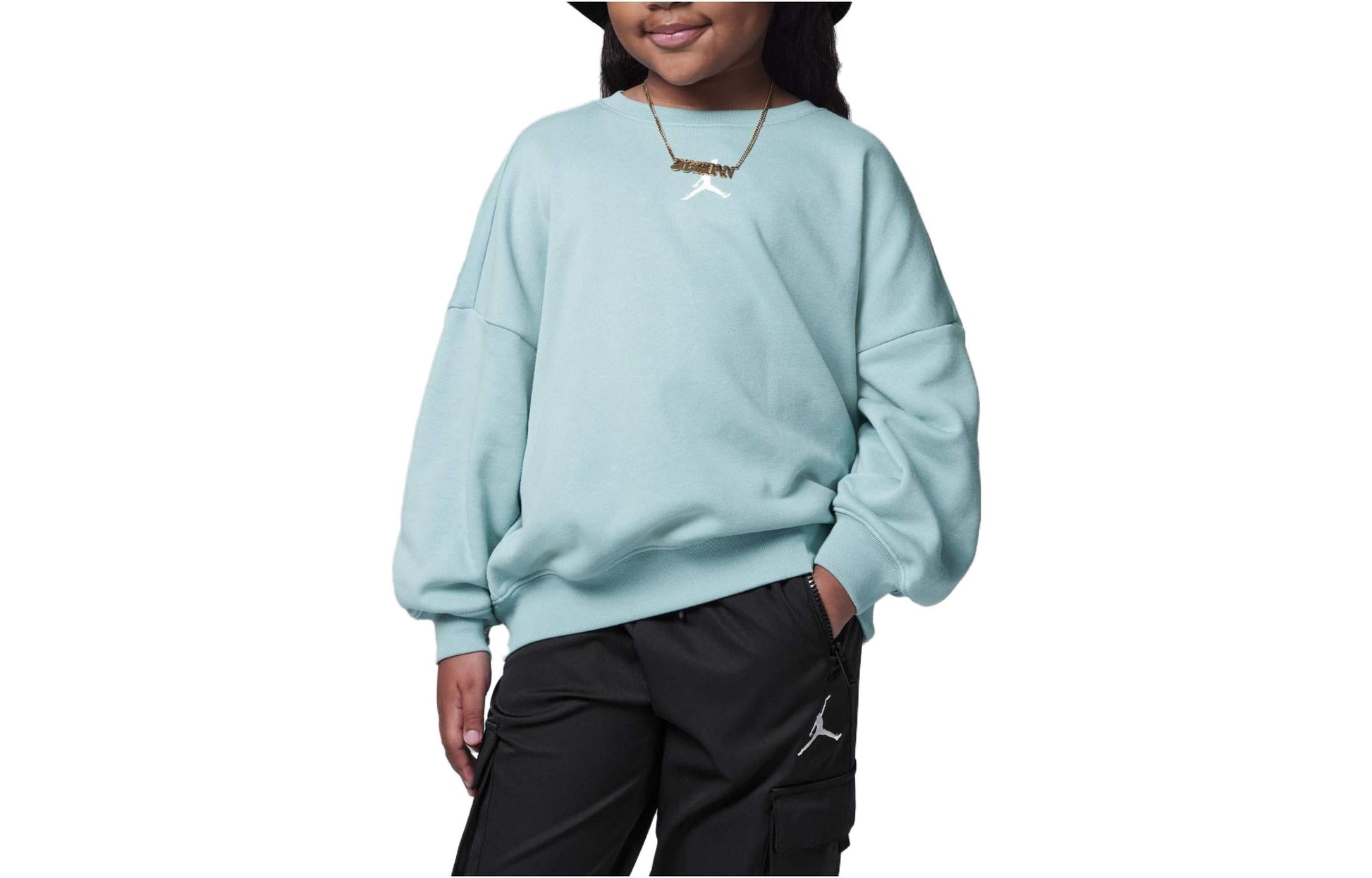 (PS) Air Jordan Logo Sweater 'Teal' FV2578-379