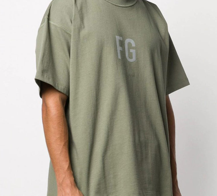 Fear of God 3M Reflective FG Large Short Sleeve Unisex Green FOG-FW19-80