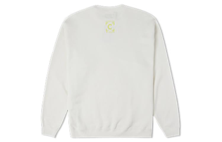 Converse Counter Climate Graphic Crew Sweatshirt Asia Sizing 'White' 10025032-A02
