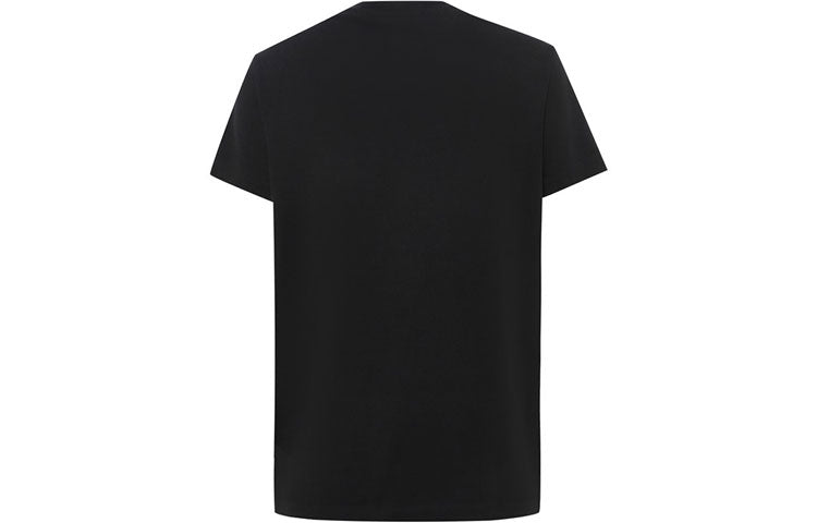 KENZO Embroidered Tiger Head Short Sleeve Black T-Shirt F762TS8494YG-99