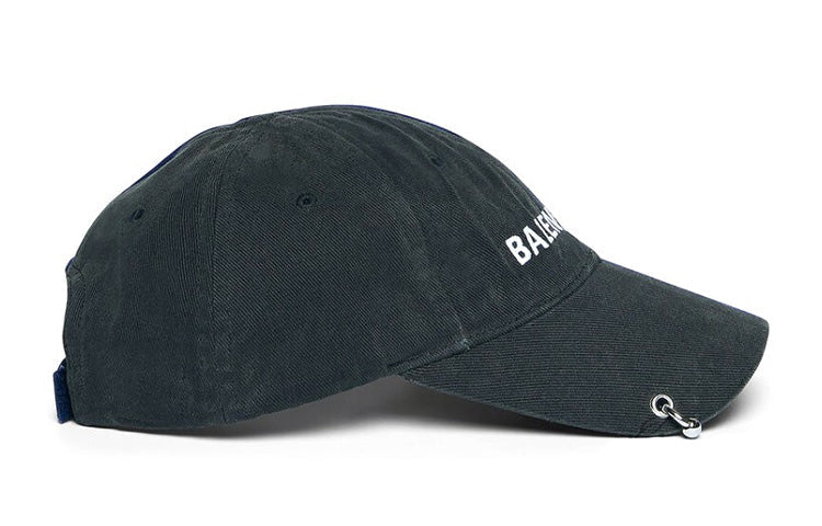 Balenciaga 50/50 Baseball Cap 'Black Blue' 656455410B2-1068