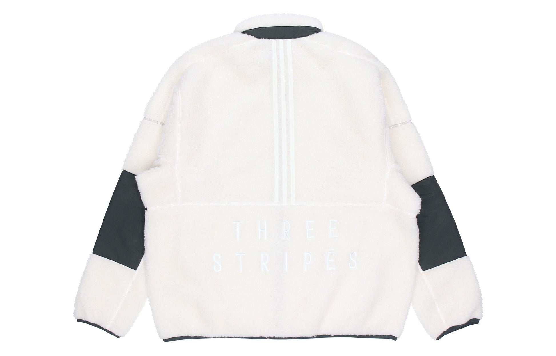 adidas M S2s Boa Jkt lamb's wool Stay Warm Sports Stand Collar Jacket White ED1922