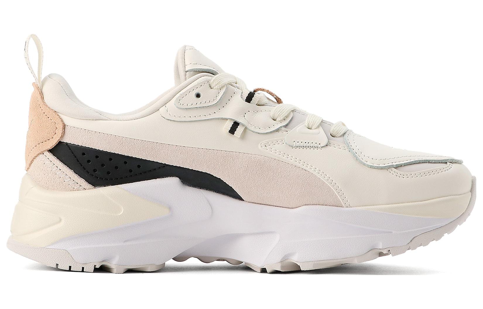 (WMNS) PUMA Orchid x Ameri 'Warm White Black' 393523-01