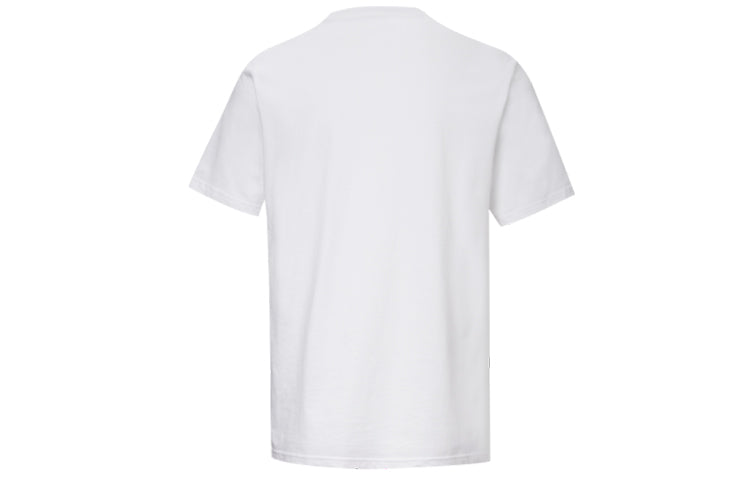 Men's Converse Alphabet Pattern Printing Short Sleeve White 10018853-A02
