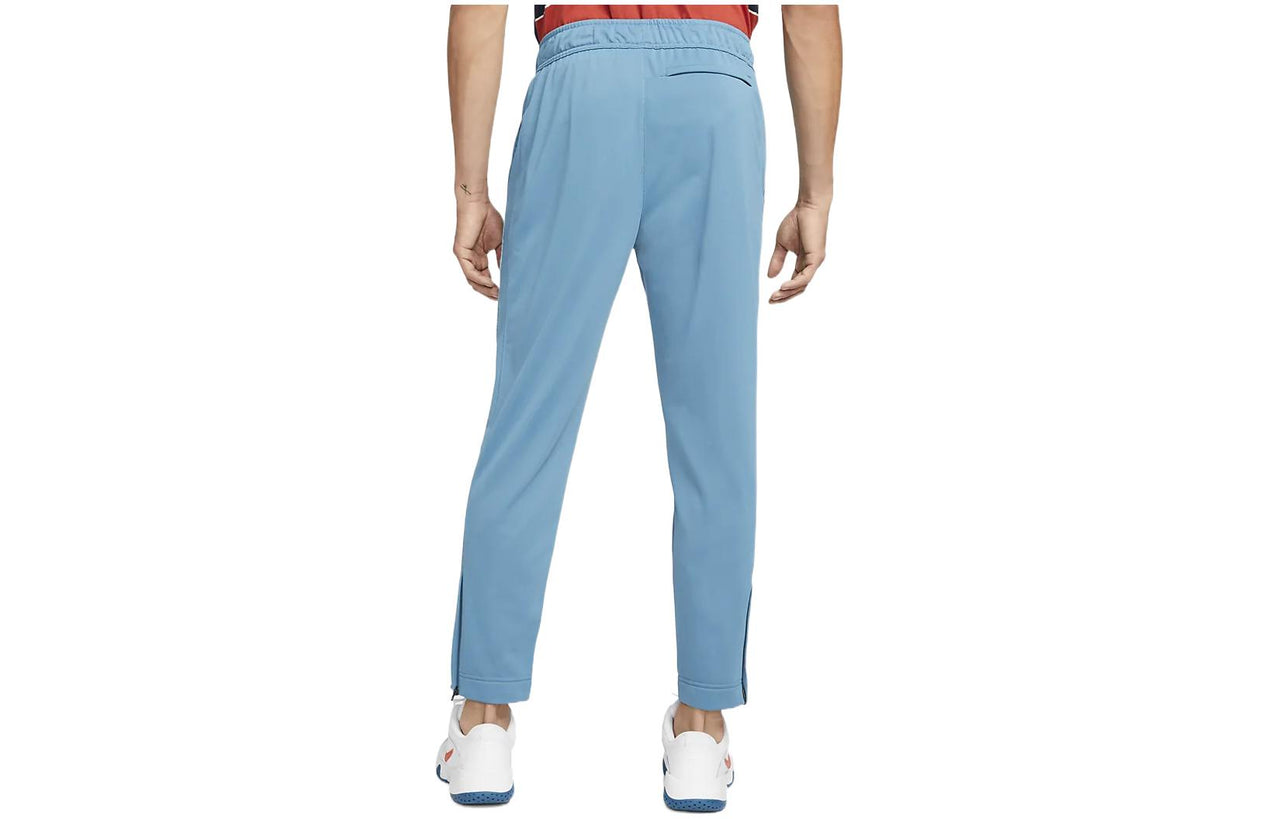 Men's Nike Solid Color Pants Zipper Casual Sports Pants/Trousers/Joggers Blue DC2567-415
