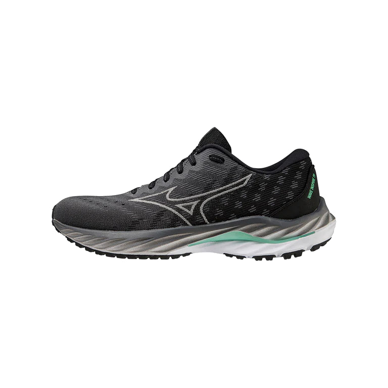 (WMNS) Mizuno Wave Inspire 19 SSW Running Sneakers ' Iron Gate Nimbus Cloud Spring Bud' J1GD231322