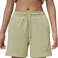 (WMNS) Jordan Flight Fleece shorts 'Olive Aura Lawn' IF1155-371