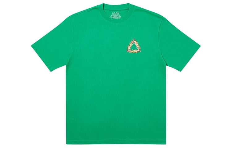 PALACE Tri-Pumping Pattern Printing Short Sleeve Unisex Green PAL-SS20-94