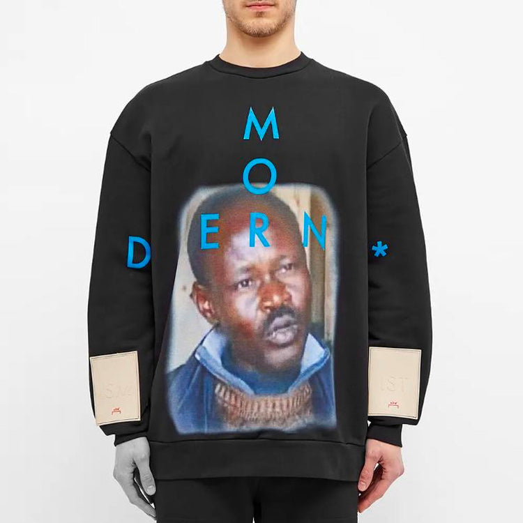 A-COLD-WALL* Modern Crew Sweatshirt Unisex Black CJB01BLK
