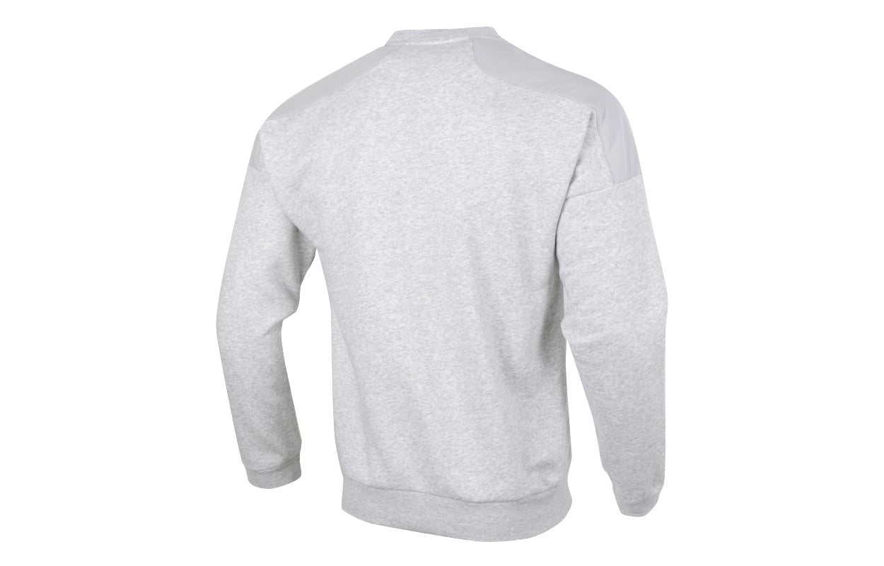adidas Leave N B Sweat Sports Casual Knitted Hooded SweaterMen Light Grey GF0033