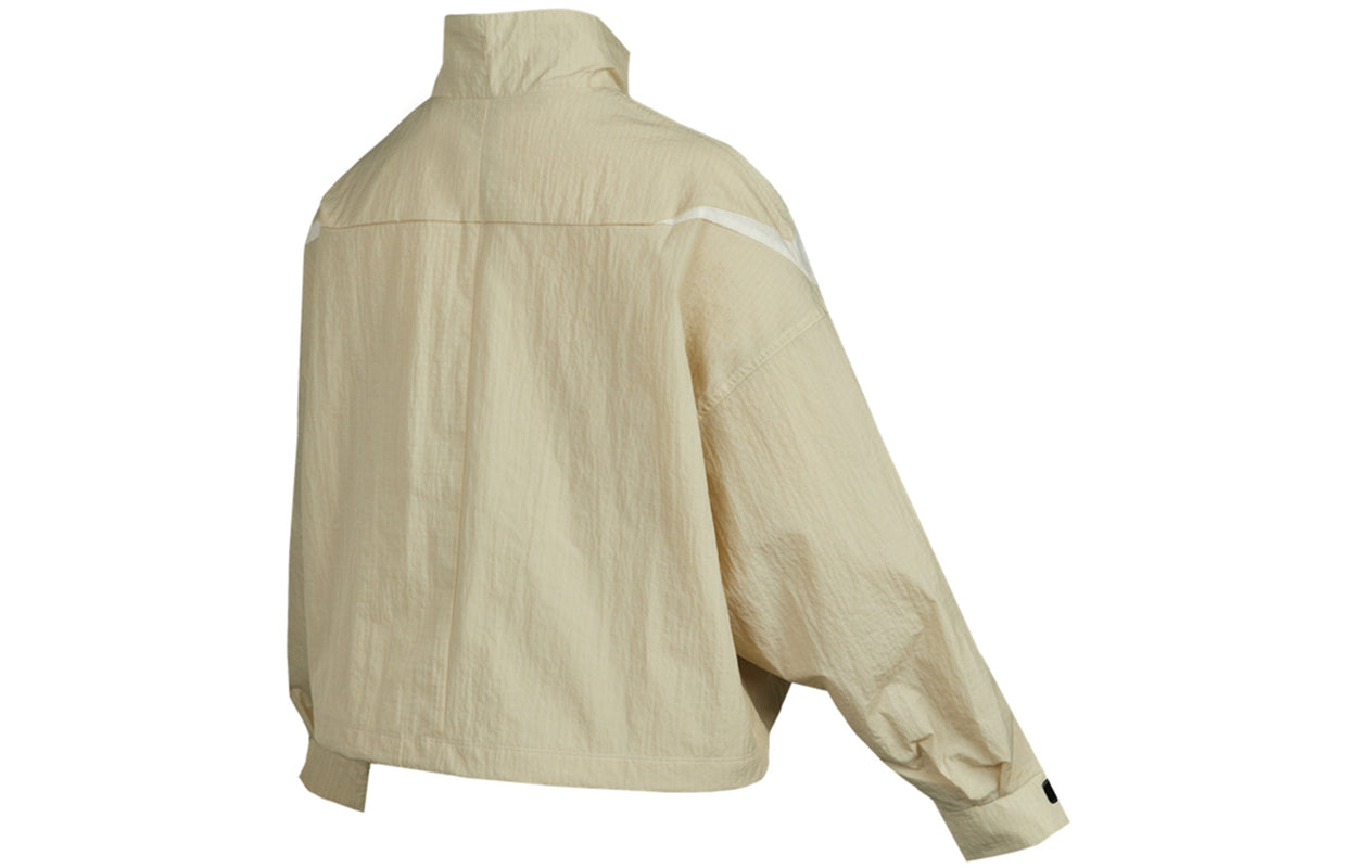 (WMNS) Nike Rpl Swsh Wvn Gx JKT Jacket Double Hook Stand Up Collar Jacket Coat Khaki DD5585-206