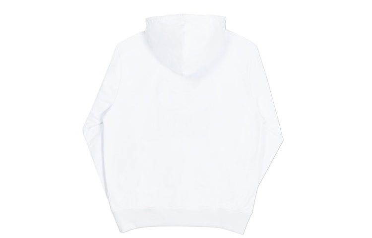 PALACE Bulldog Hood Printing Unisex White P19HD057