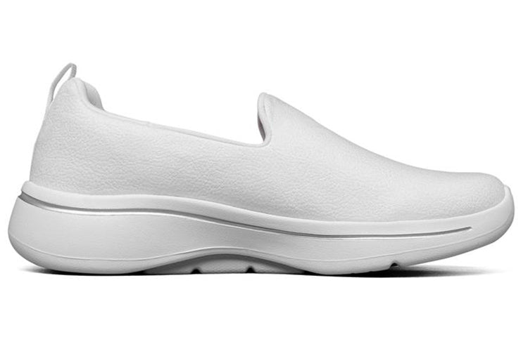 (WMNS) Skechers Go Walk Arch Fit Slip on 'White' 124411-WHT