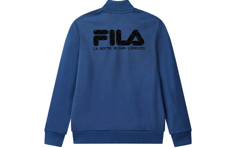 Men's FILA Knit Cozy Sports Jacket Universe Blue F51M038517F-DB