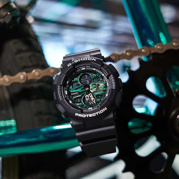 CASIO G-Shock Analog-Digital 'Black' GA-140MG-1APR