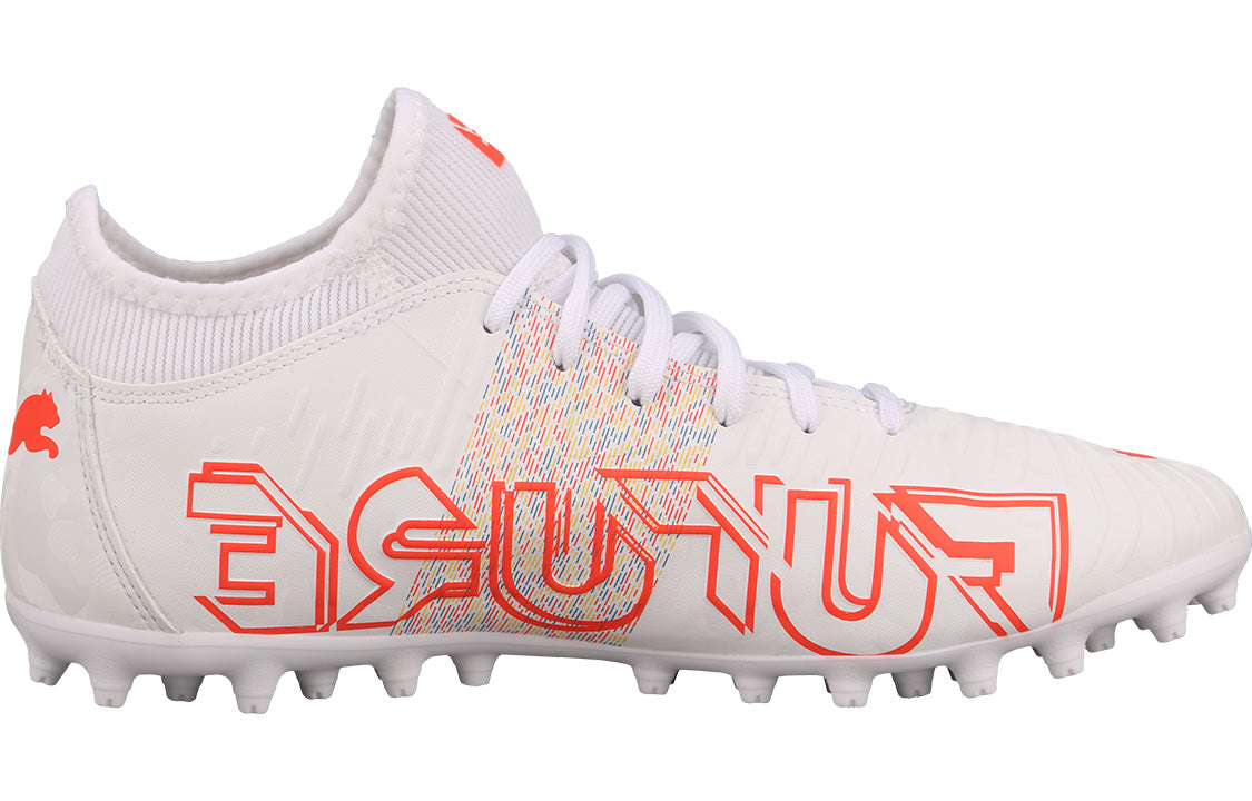 PUMA Future Z 4.1 MG Soccer Shoes White/Orange 106391-03