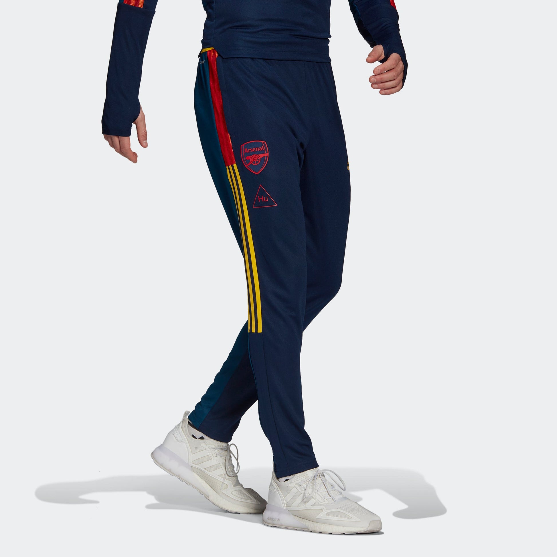 adidas x Crossover Afc Hu Tr Pnt Arsenal Soccer/Football Colorblock Sports Long Pants Blue GK7836