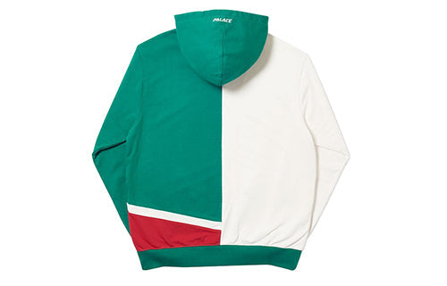 PALACE Flaggo Zip Hood White/green/red P19SS011