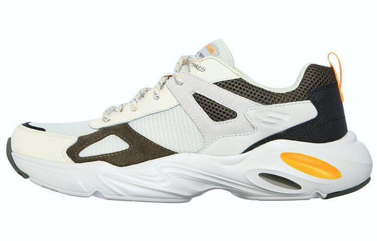 Skechers Stamina Airy Neurolock Low Top Running Shoes Cream 237235-OFWT