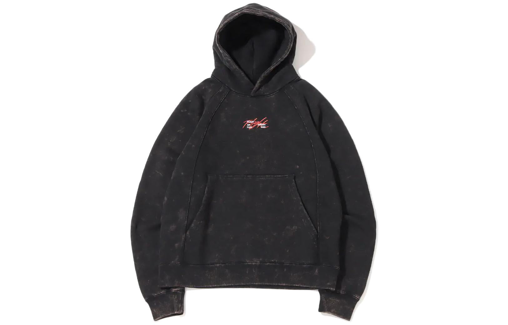 Men's Air Jordan Casual Sports Printing Pullover Black DJ0208-010