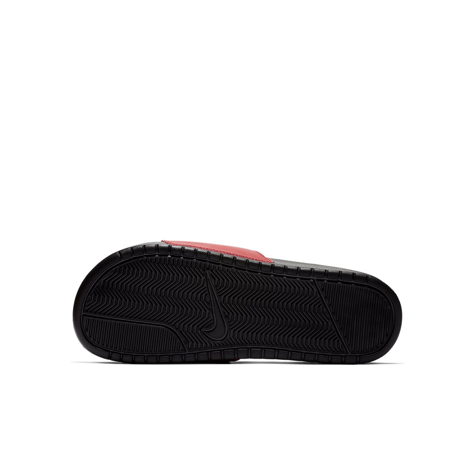 Nike Benassi Just Do It Print Slippers 'Black Red' 631261-022