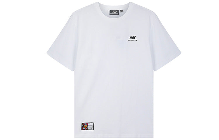 New Balance Men's New Balance NB Athleisure Casual Sports Round Neck Short Sleeve Version White NEA23011-WT