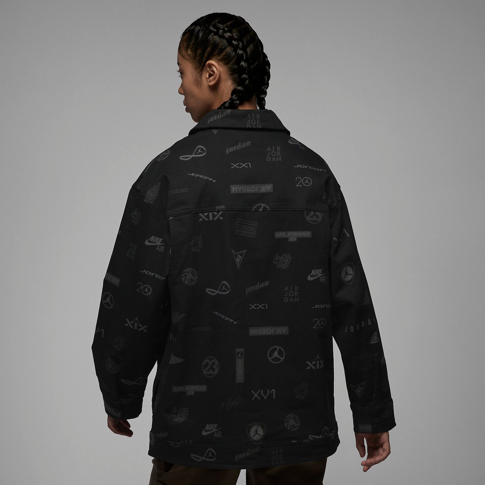 (WMNS) Air Jordan Trucker Jacket 'Black' DX0385-010