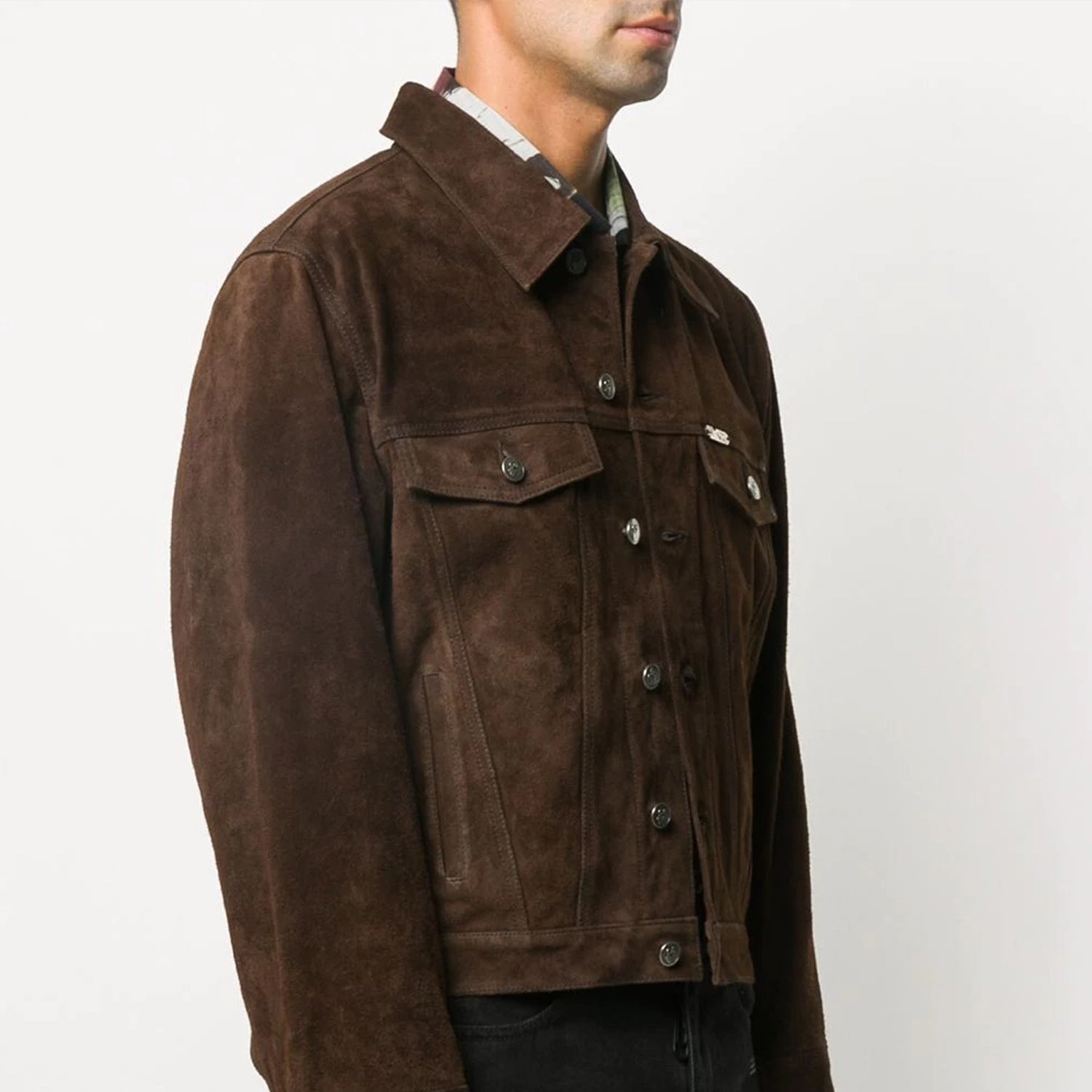 Off-White Arrows Classic Pattern Jacket Brown OMJA049F20LEA0016001