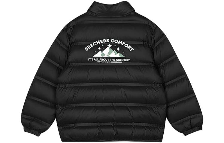 (PS) Skechers Windbreaker Down Jacket 'Black White' L423K058-0018