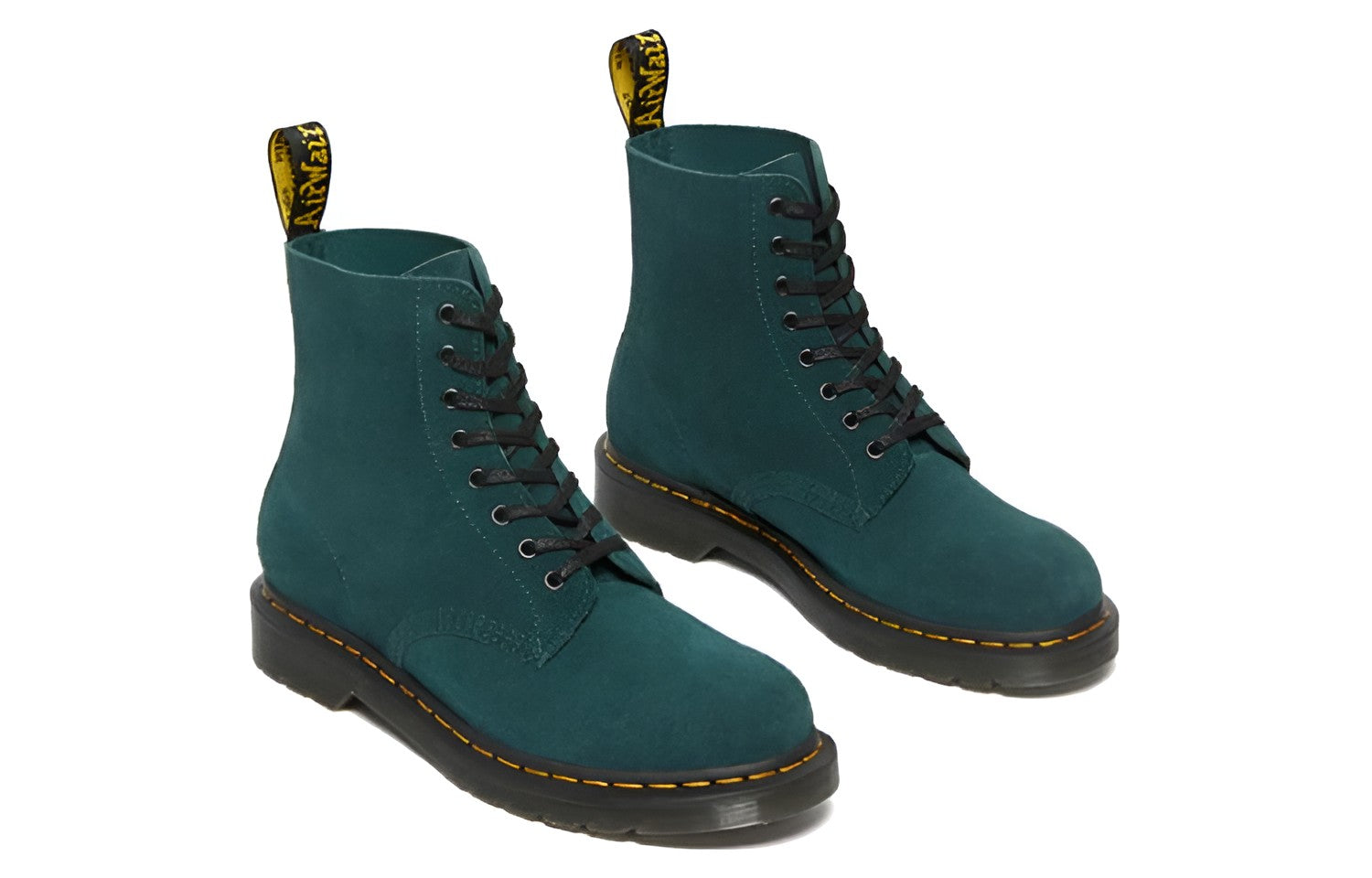 (WMNS) Dr. Martens 1460 Pascal Suede Lace Up Boots 'Green' 27457286