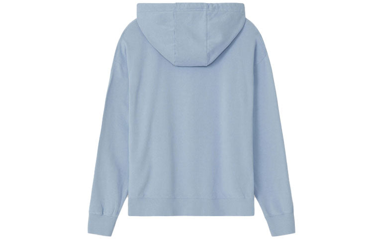 Men's KENZO SS21 Casual Hooded Pullover Long Sleeves Light Blue FB55SW5364MO-65