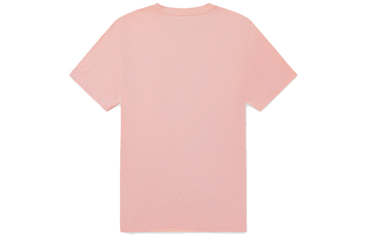 Vans Small Logo Printing Short Sleeve Couple Style Pink VN0A4MMCSYC