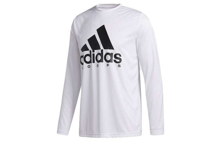 adidas Hoops LS Basketball Long Sleeves 'White' GP4022