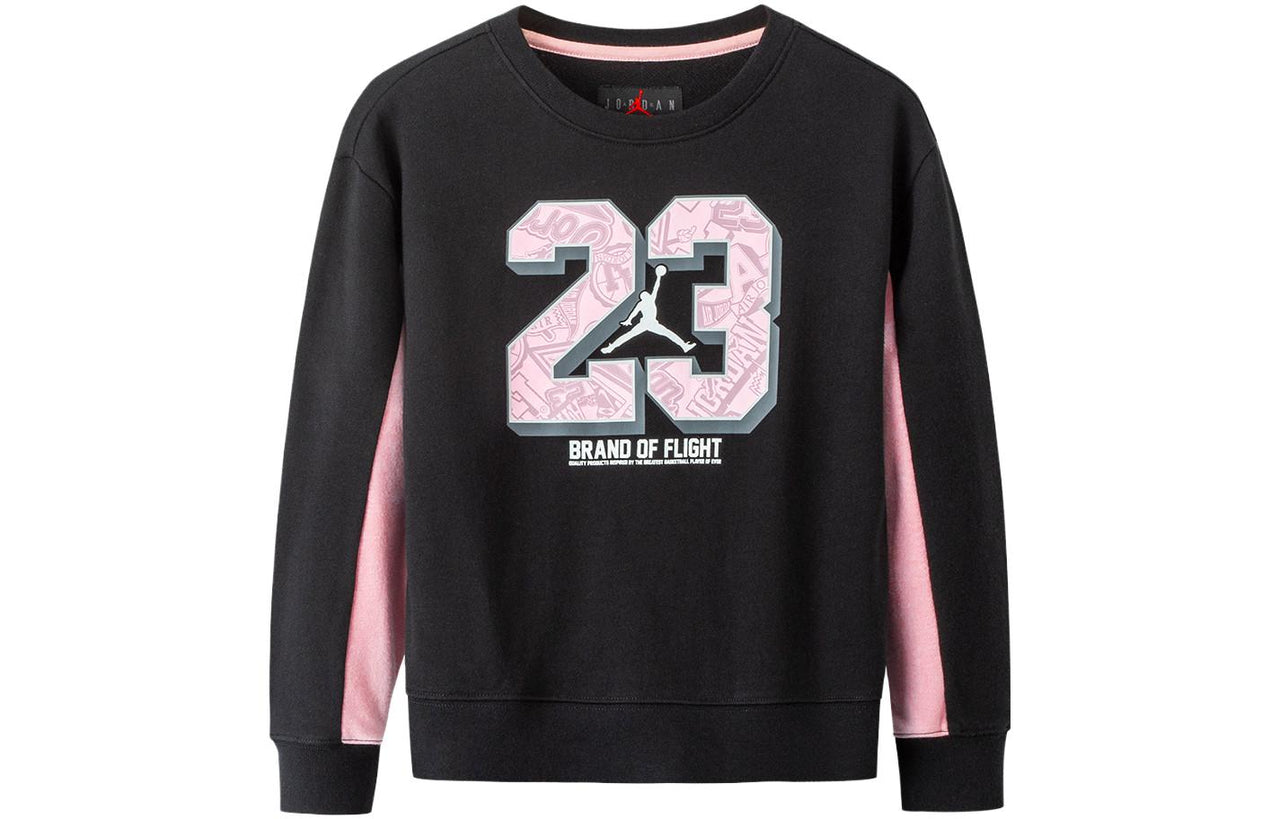 (GS) Air Jordan 23 Logo Sweater 'Blackpink' DJ3487-010