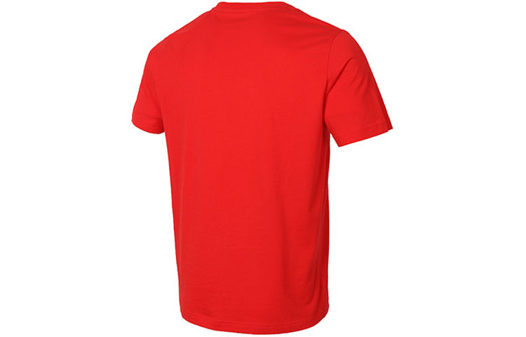 adidas M Ce Logo T1 Logo Printing Sports Round Neck Short Sleeve Red GP4888