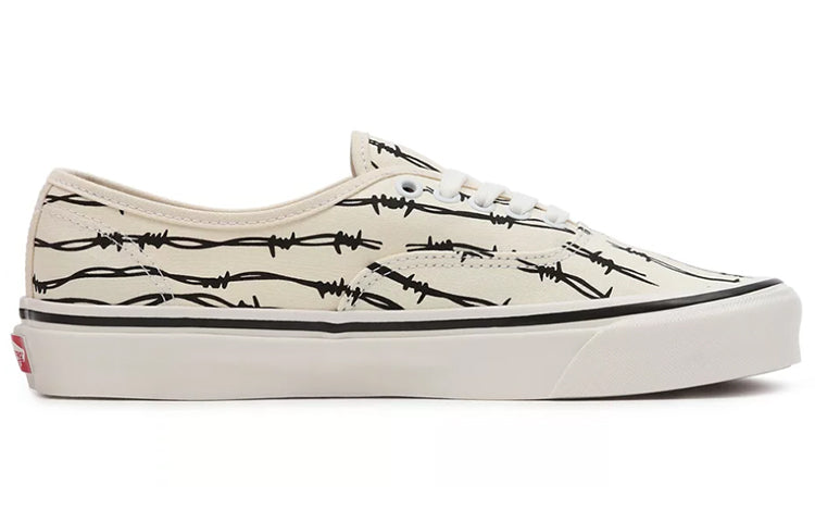 Vans Unisex Anaheim Factory Authentic 44 Dx Low-Top Sneakers White/Black VN0A5KX4AXF