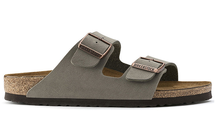 Birkenstock Arizona Birkibuc Narrow Fit Sandals 'Stone' 151213