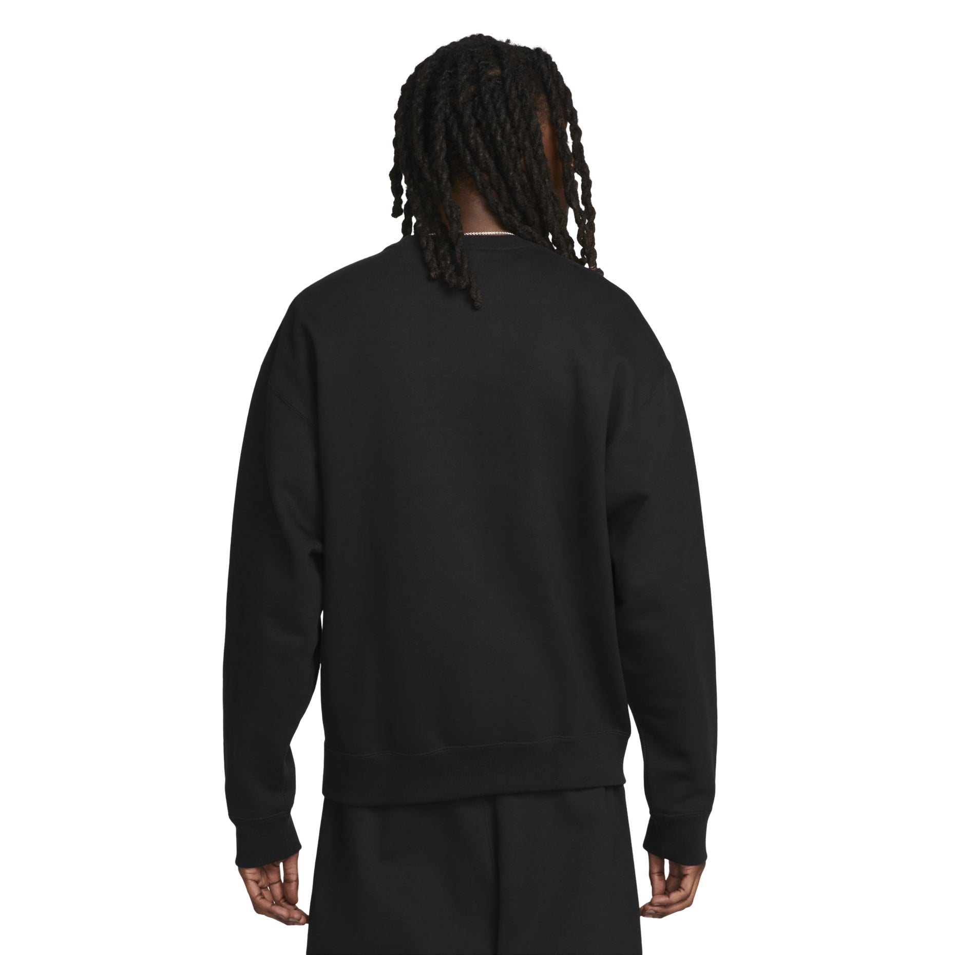 Nike Solo Swoosh Fleece Crew 'Black' DX1361-010
