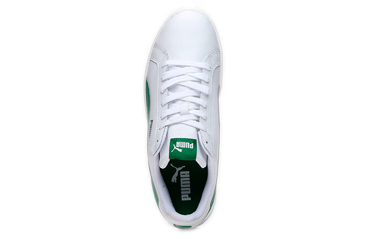 PUMA Smash Leather White/Green 356722-22