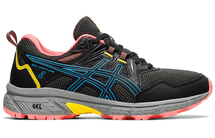 (WMNS) ASICS Gel-Venture 8 'Black Digital Aqua' 1012A708-005