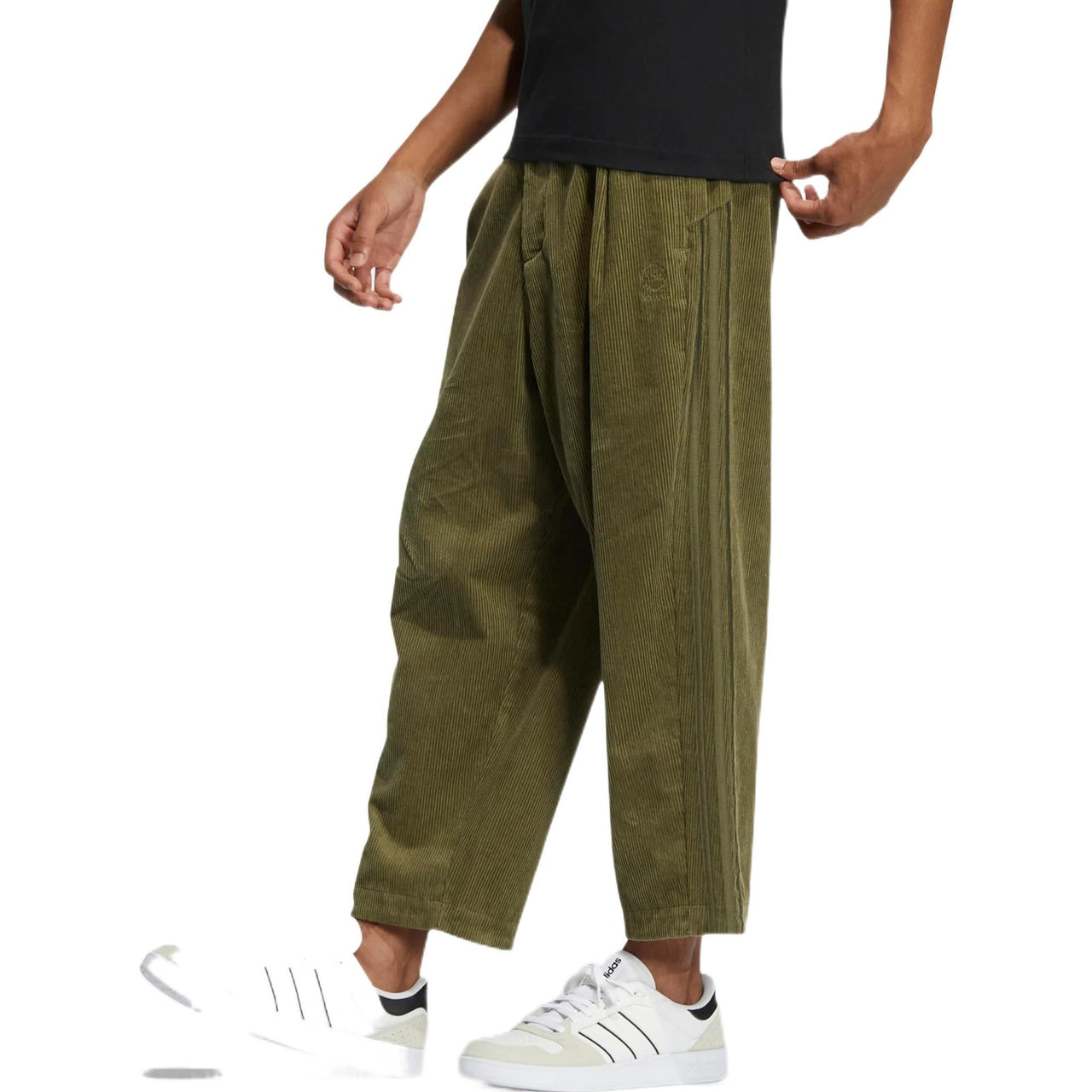 adidas Neo Corduroy Pants 'Green' HZ2422