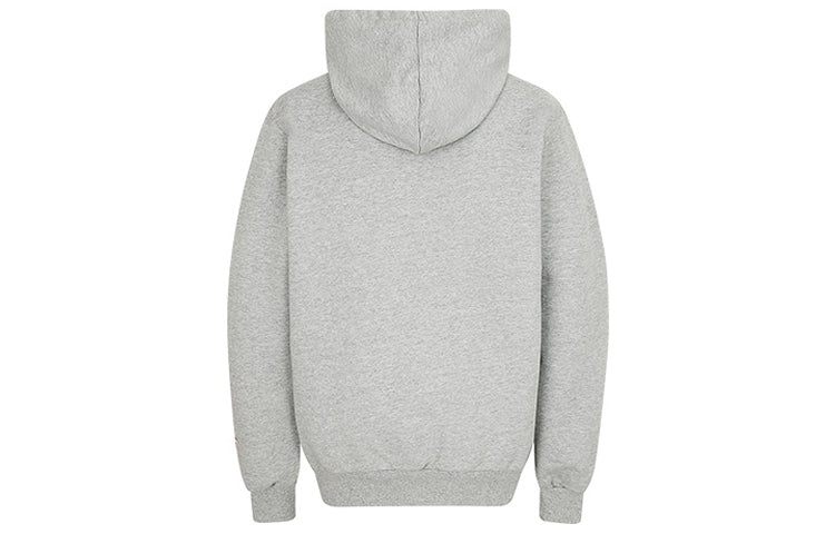 MLB The Red Sox hooded Basic Small Label Embroidered Long Sleeves Unisex Gray 31HD02011-43M