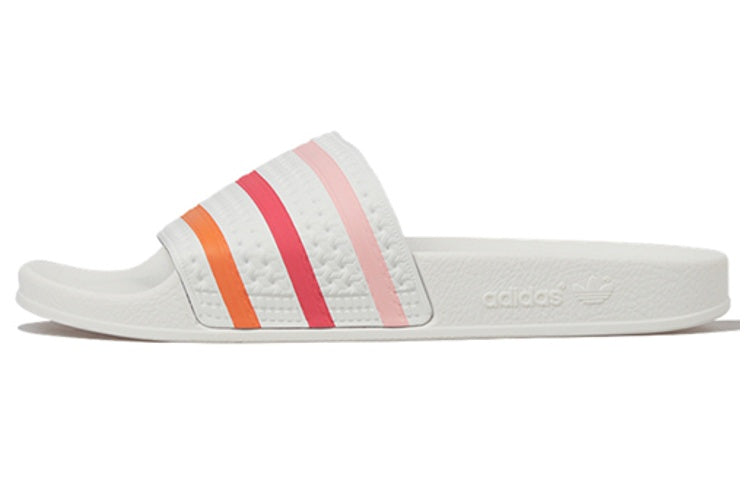 adidas Adilette Pride Rainbow Slippers 'White' DB3436