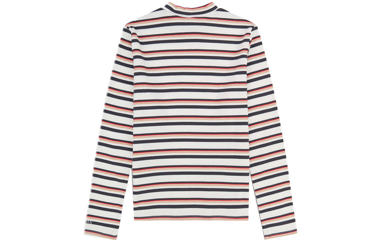 Levis Half Turtleneck Stripe Design Long Sleeves Multicolor Stripe T-Shirt 85374-0000