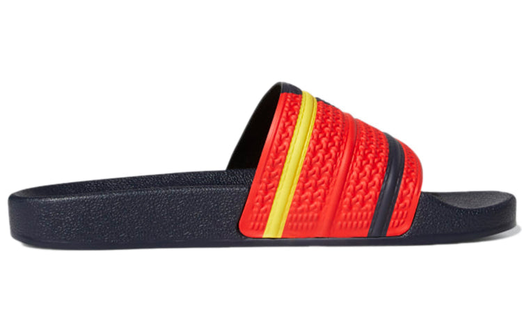 adidas Adilette Slide 'Legend Ink Red Yellow' H05238